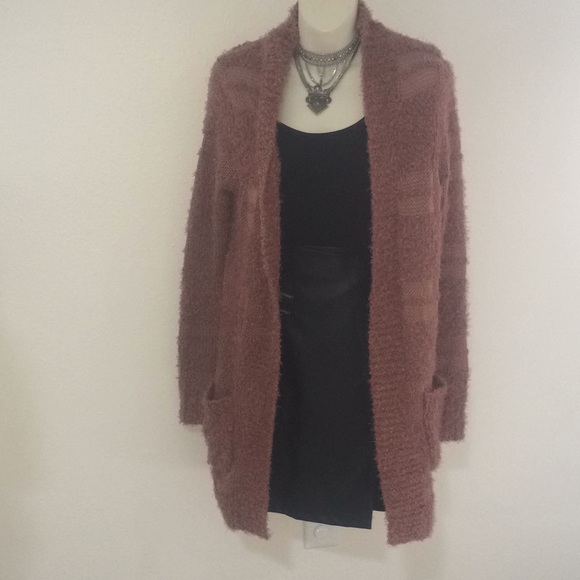 Daytrip Fuzzy Long Sleeve Open Cardigan - Picture 14 of 14